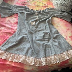 Off the shoulder dress